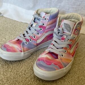 Vans Kids High-Top Sneakers - Pink and Lavender